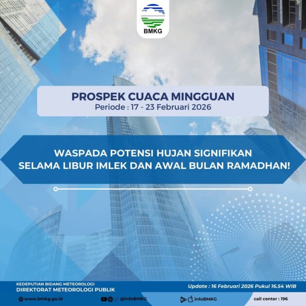 Libur Imlek dan Awal Ramadhan Diwarnai Hujan Lebat, Riau Masuk Zona Angin Kencang