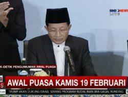 Pemerintah Tetapkan 1 Ramadhan 1447 H Jatuh pada Kamis, 19 Februari 2026